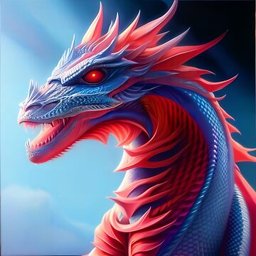 Artwork thumbnail, Crystal Dragons Series #36: Rose Garnet by dragynrain