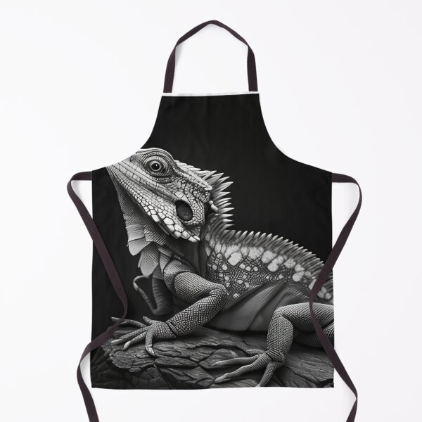 Item preview, Black and white Iguana drawing designed and sold by Pencil-Art.