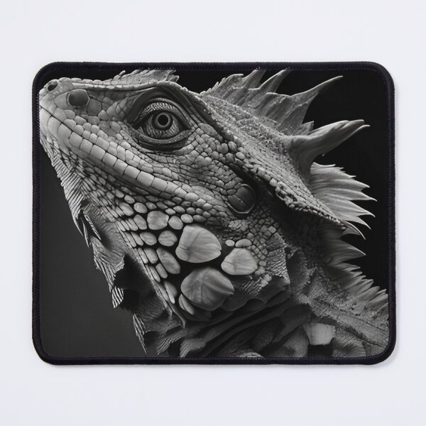 Item preview, Black and white Iguana drawing designed and sold by Pencil-Art.
