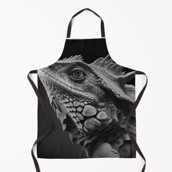 Item preview, Black and white Iguana drawing designed and sold by Pencil-Art.