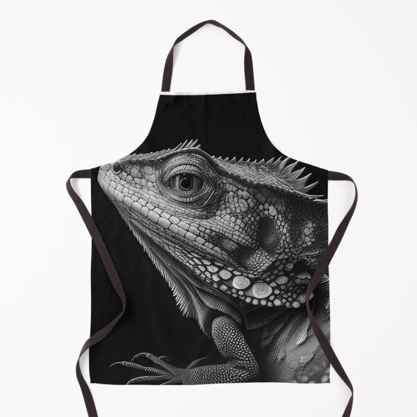 Item preview, Black and white Iguana drawing designed and sold by Pencil-Art.