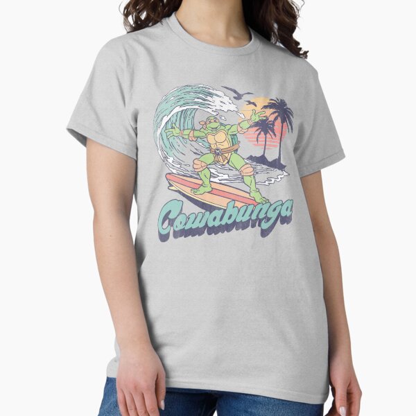 Aperçu de l'œuvre Teenage Mutant Ninja Turtles Michelangelo Surf créée et vendue par FifthSun.
