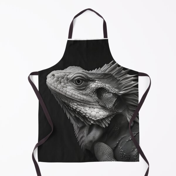 Item preview, Black and white Iguana drawing designed and sold by Pencil-Art.