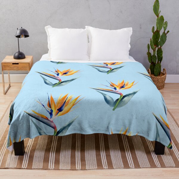 Item preview, benevolent bird of paradise watercolor designed and sold by tropi-cat.