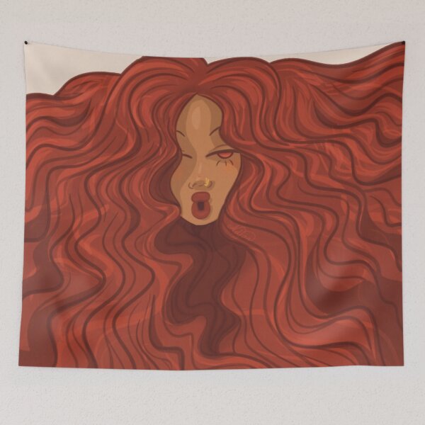 Item preview, Tangled Akagami Curls designed and sold by AdjoaSeddoh.