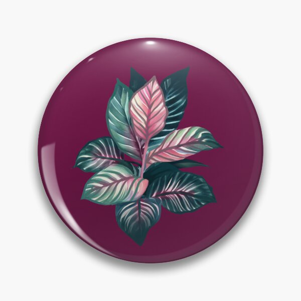 Item preview, acuarela de calathea de mal humor designed and sold by tropi-cat.