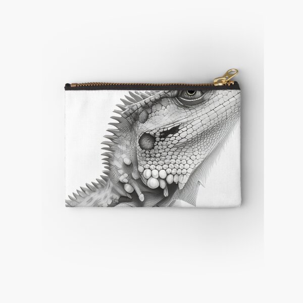 Item preview, Black and white Iguana drawing designed and sold by Pencil-Art.