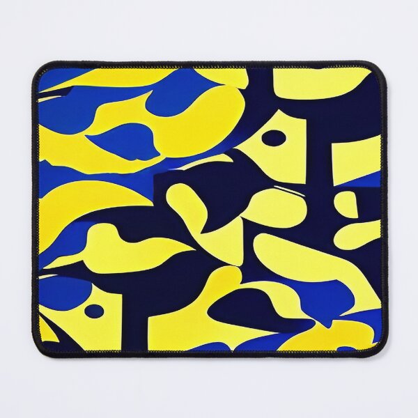 Item preview, Prehistoric Monster in Geometric Shades of Navy Blue designed and sold by deniselynnimage.