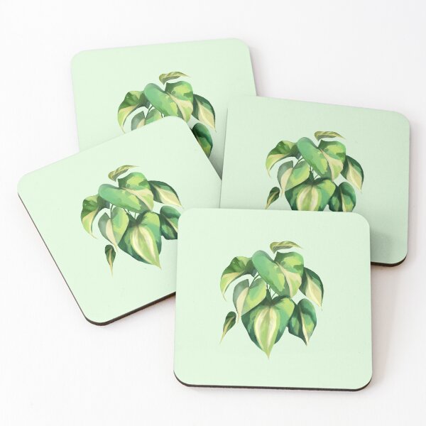 Item preview, princess philodendron watercolor designed and sold by tropi-cat.