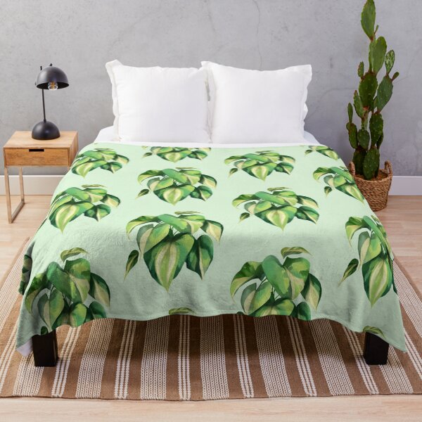 Item preview, princess philodendron watercolor designed and sold by tropi-cat.