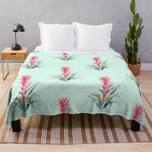 Item preview, bossy bromelia watercolor designed and sold by tropi-cat.