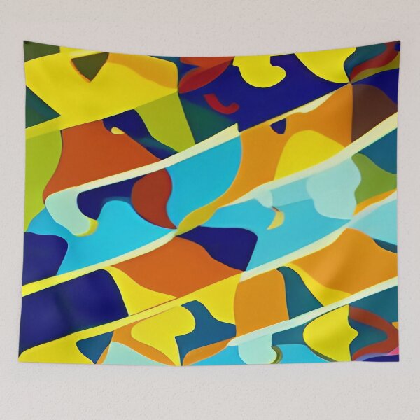 Item preview, Leaves of Fall Floating from the Trees with Brilliant Blue Sky designed and sold by deniselynnimage.