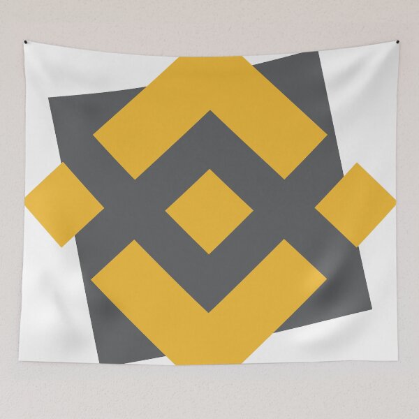 Item preview, Binance BNB Crypto Altcoin - Modern Abstract Design with Grey Square designed and sold by CryptoMoods.