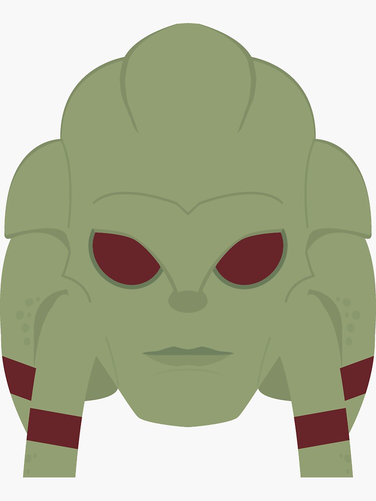 "Kit Fisto head sticker" Sticker for Sale by CameronGillum Redbubble