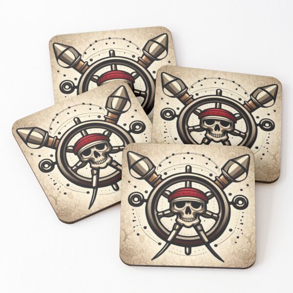 Item preview, A skull with a pirate hat and two crossed swords designed and sold by Hillol Bora.