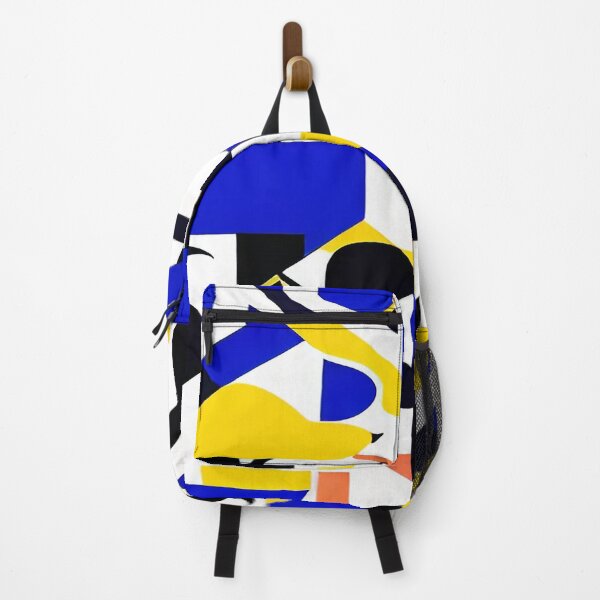 Item preview, Geometric Triangular Black Yellow Blue Abstract designed and sold by deniselynnimage.