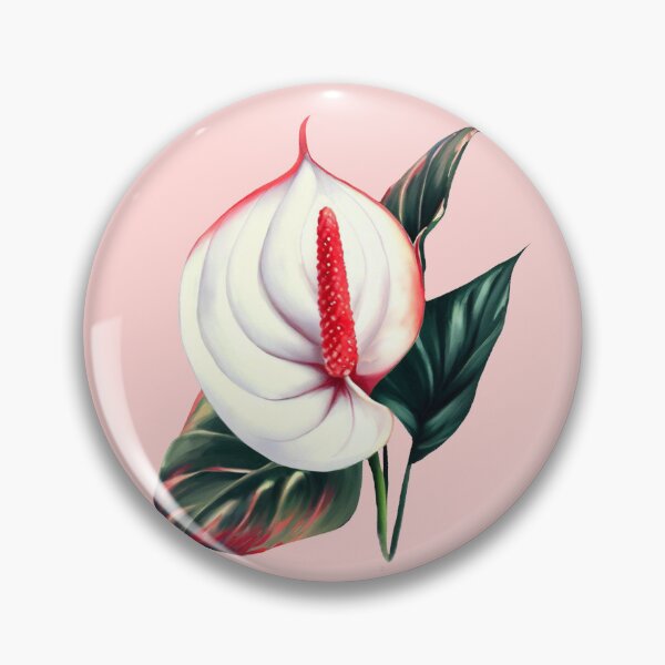 Item preview, admirable anthurium watercolor designed and sold by tropi-cat.