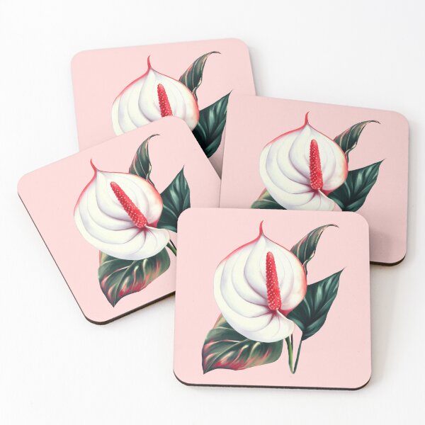 Item preview, admirable anthurium watercolor designed and sold by tropi-cat.