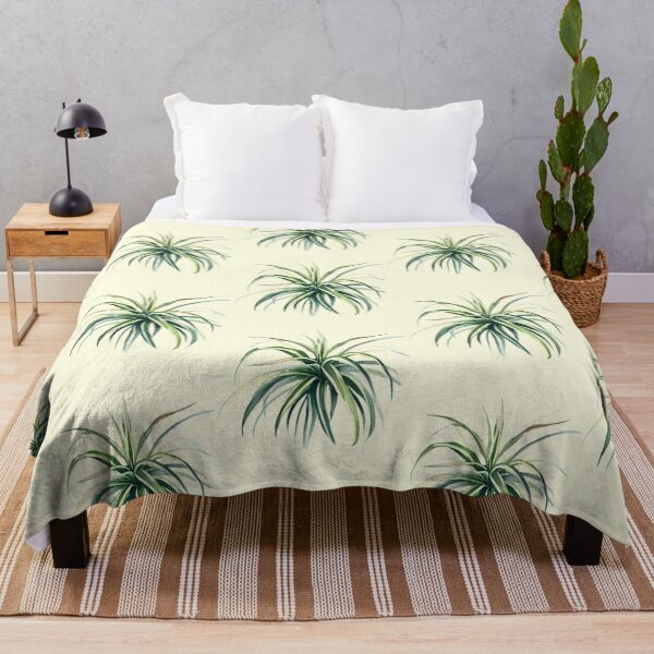 Item preview, silly spider plant watercolor designed and sold by tropi-cat.