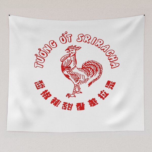 Item preview, Sriracha Rooster Logo  designed and sold by Adjoga.