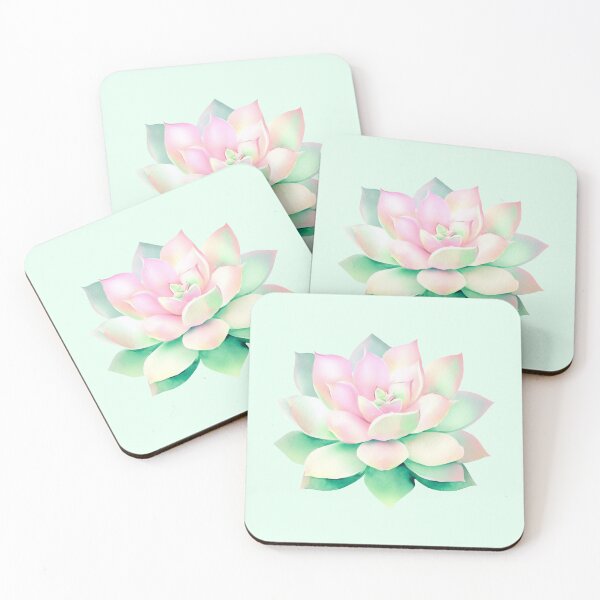 Item preview, sassy succulent watercolor designed and sold by tropi-cat.