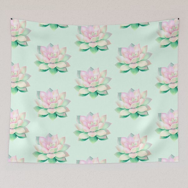 Item preview, sassy succulent watercolor designed and sold by tropi-cat.