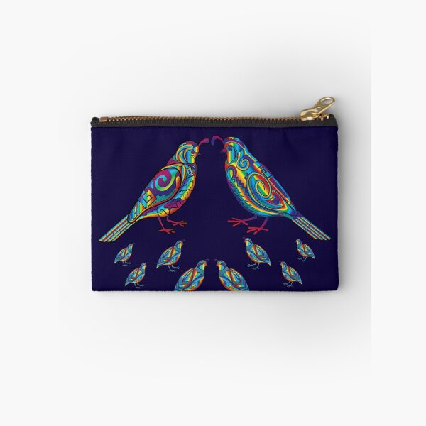 Item preview,  Quail family native rainbow style designed and sold by Caummon Thread.