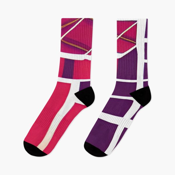 Item preview, Patterned Cross Hatch Abstract Violet and Red Design designed and sold by deniselynnimage.