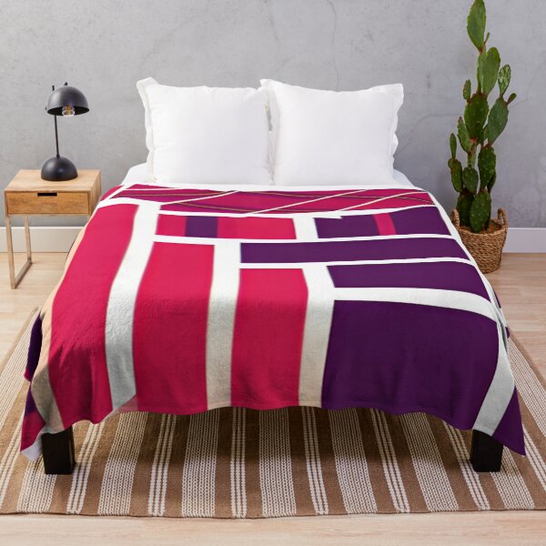 Item preview, Patterned Cross Hatch Abstract Violet and Red Design designed and sold by deniselynnimage.