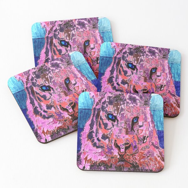 Item preview, Tiger with sapphire eyes (colour) designed and sold by Chloemcglinchey.