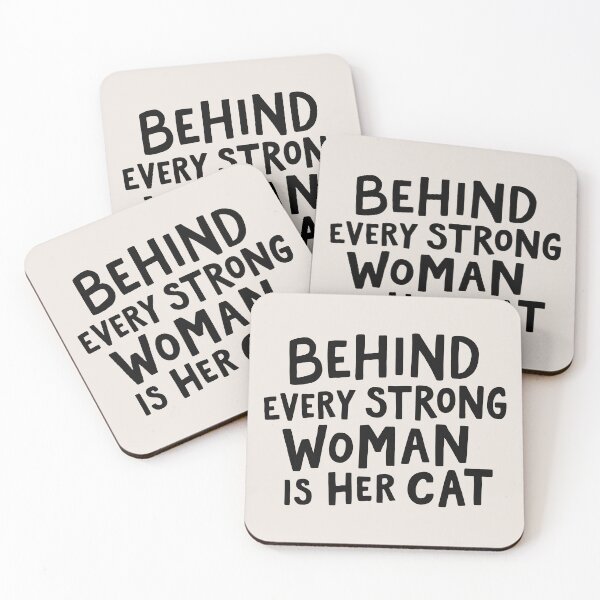 Item preview, Behind Every Strong Woman Black On Beige designed and sold by Me And The Moon.