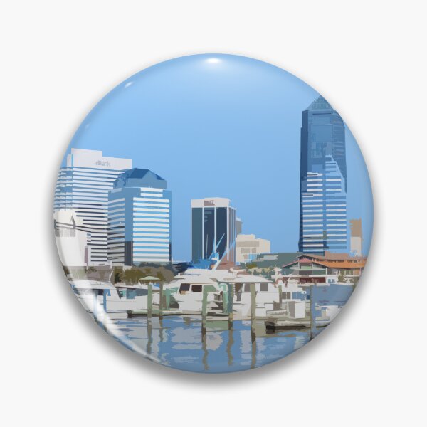 Item preview, Jacksonville, Florida, USA, Travel Print designed and sold by summattodraw.