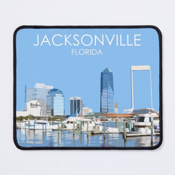 Item preview, Jacksonville, Florida, USA, Travel Print designed and sold by summattodraw.