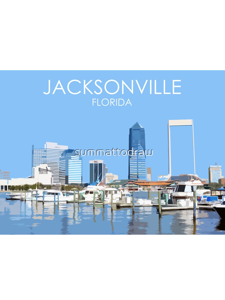 Jacksonville, Florida Youth Hoodie - Skyline Youth Jacksonville Hooded