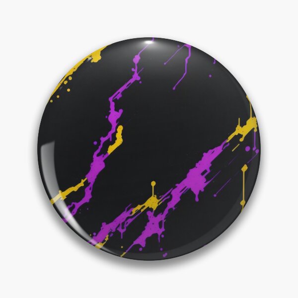 Item preview, Yellow, Purple and Blue Paint Splatter  designed and sold by Theo-B.