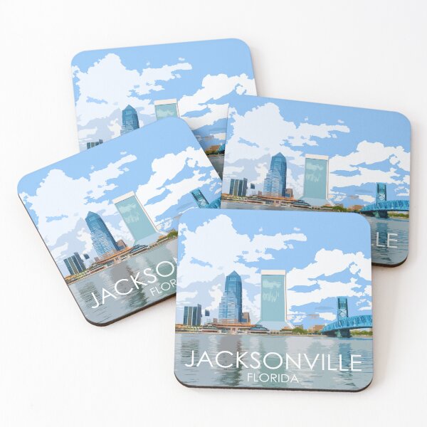 Item preview, Jacksonville, Florida, USA, Travel Print designed and sold by summattodraw.