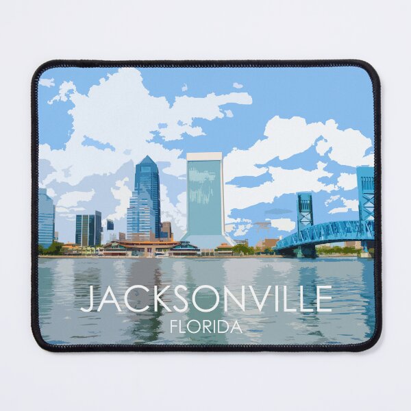 Item preview, Jacksonville, Florida, USA, Travel Print designed and sold by summattodraw.
