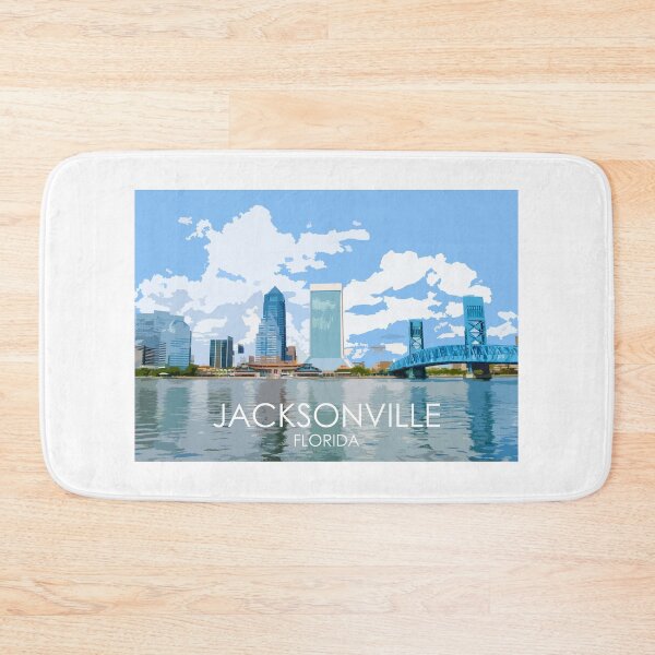Item preview, Jacksonville, Florida, USA, Travel Print designed and sold by summattodraw.