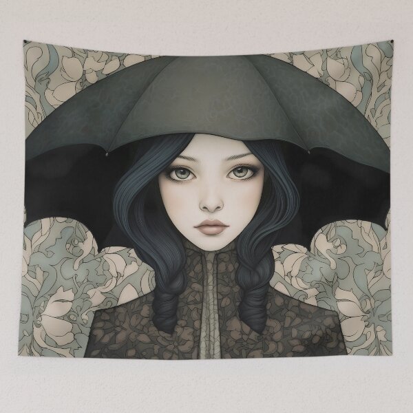 Item preview, Desdemona : Portrait Of A Goth Girl Series designed and sold by MTJ-Mushrooms.