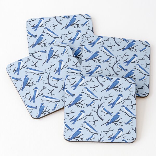 Item preview, Blue Birds and Branches designed and sold by AnchoredMae.