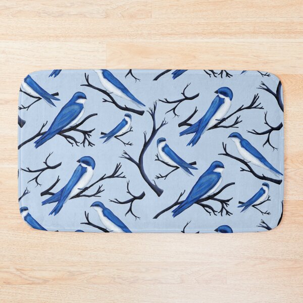 Item preview, Blue Birds and Branches designed and sold by AnchoredMae.