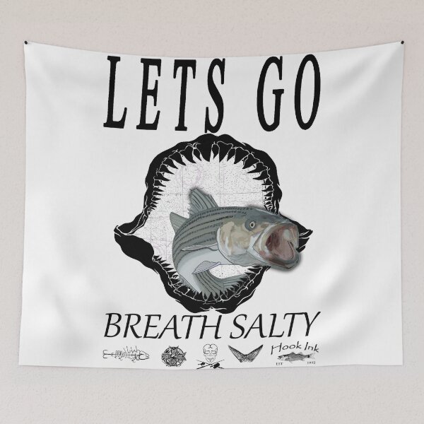 Item preview, Lets go fishing !  breath salty shark jaws striped bass designed and sold by hookink.