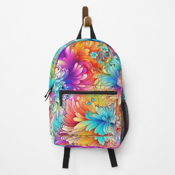 Item preview, Rainbow flowers 6 designed and sold by BloodRubyz.