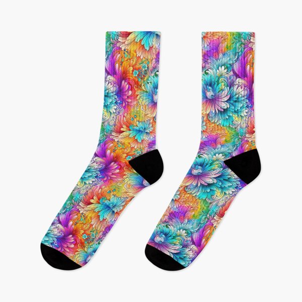 Item preview, Rainbow flowers 6 designed and sold by BloodRubyz.