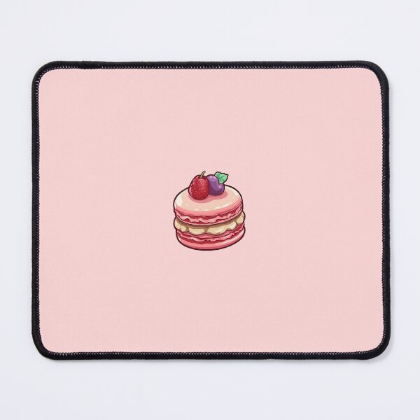 Item preview, Cute Pink Macaron with berries Design for Sweet Lovers designed and sold by Stickerchef.