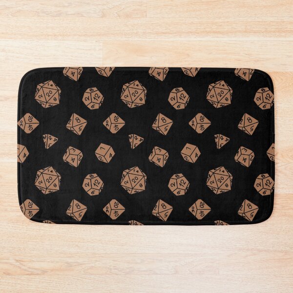 Item preview, Tan DND TTRPG Dice Repeating Pattern designed and sold by ReverieFab.