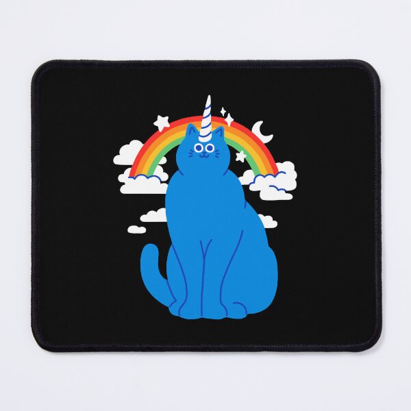 Item preview, Blue Unicorn Cat designed and sold by obinsun.