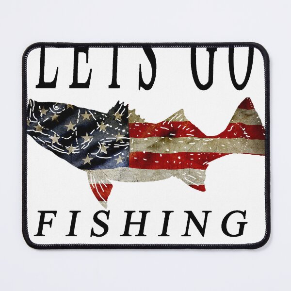 Item preview, Lets go fishing Stars and stripes designed and sold by hookink.