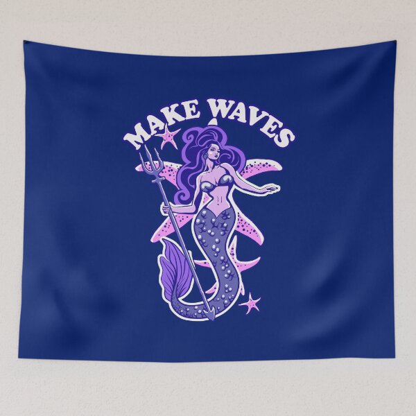 Item preview, Retro Mermaid - Make Waves designed and sold by TMBTM.