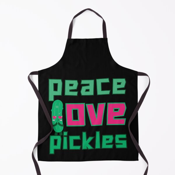 Item preview, Peace Love Pickles: Colorful, Funny, and Delicious for Pickle Lovers! designed and sold by Drzamag.